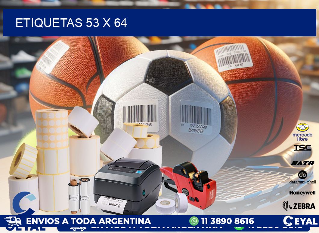 ETIQUETAS 53 x 64