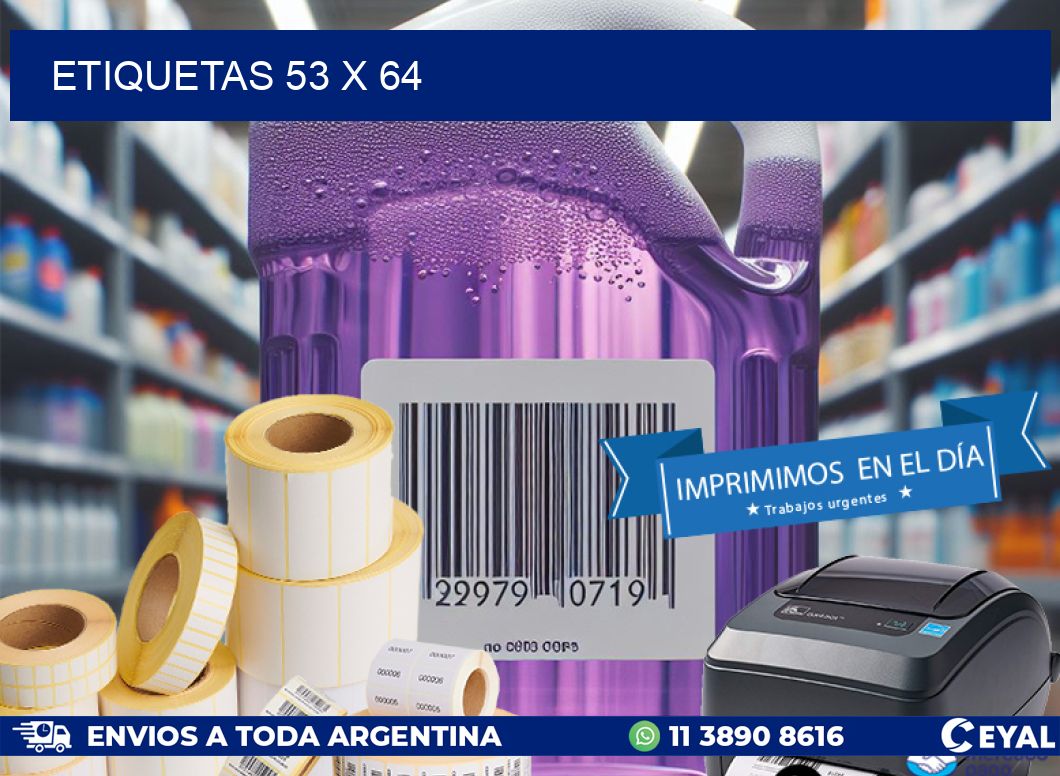 ETIQUETAS 53 x 64