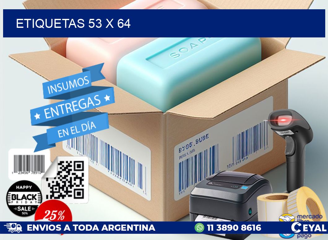 ETIQUETAS 53 x 64