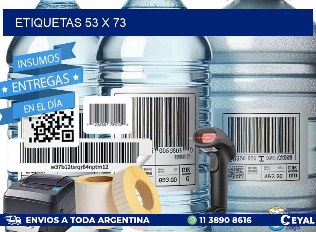 ETIQUETAS 53 x 73