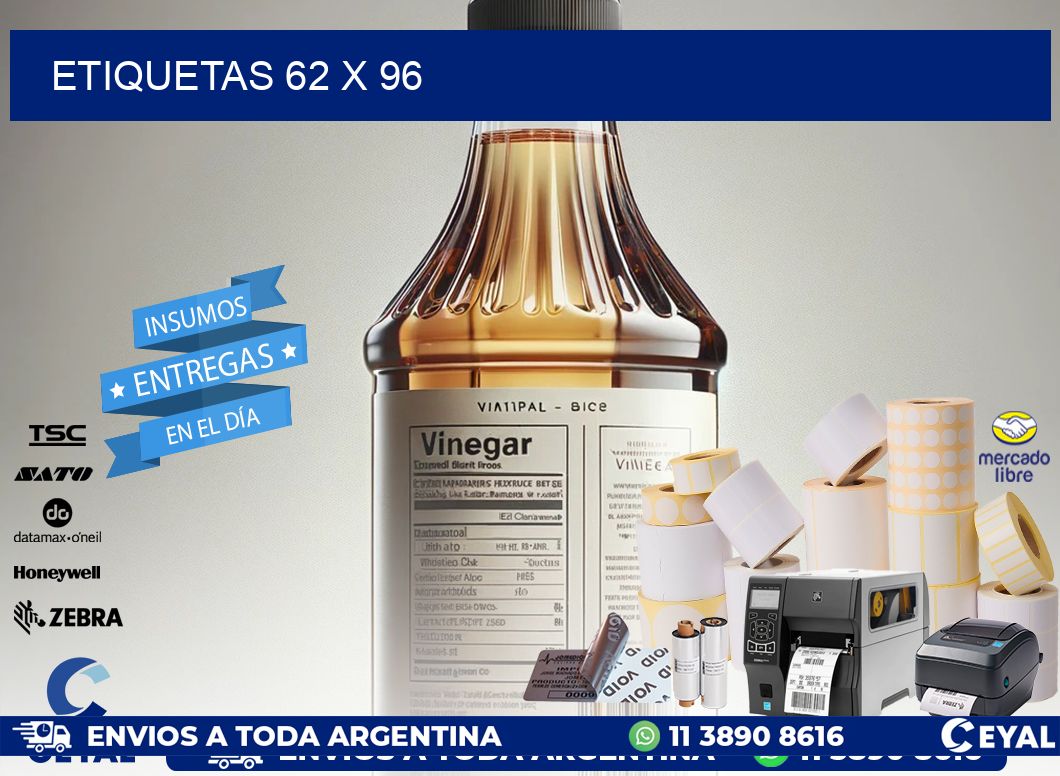 ETIQUETAS 62 x 96