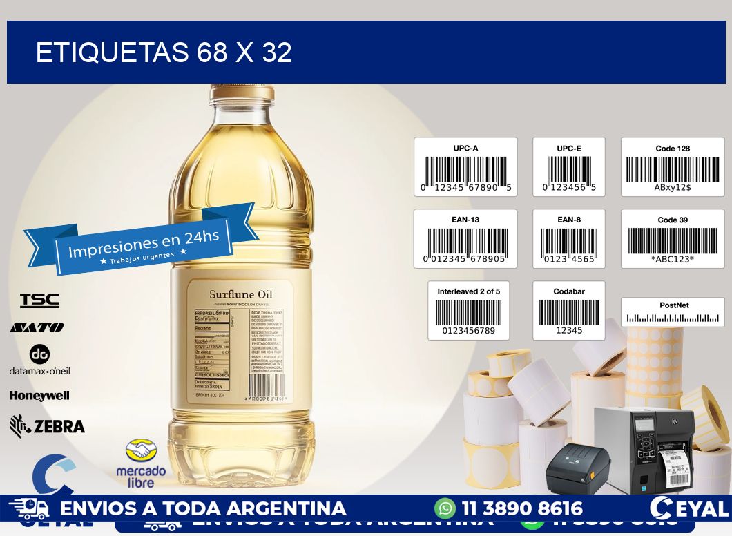 ETIQUETAS 68 x 32