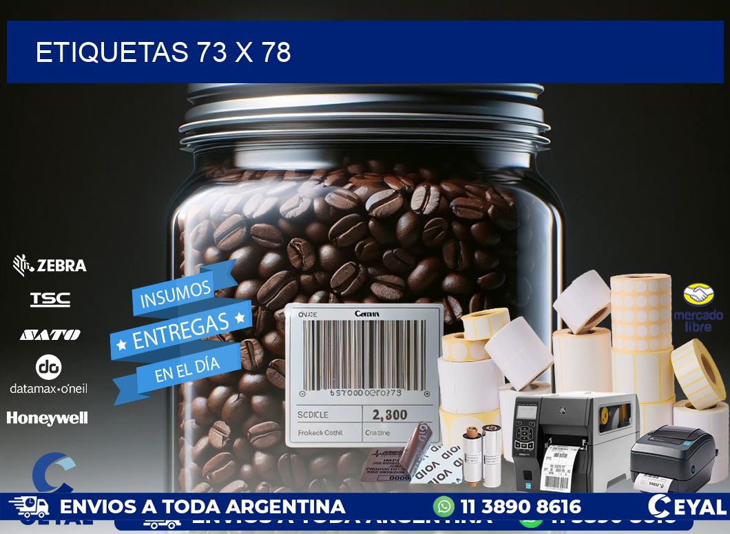 ETIQUETAS 73 x 78
