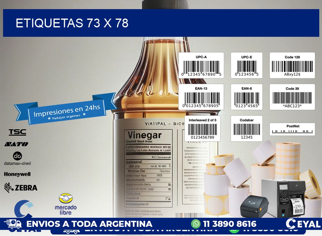 ETIQUETAS 73 x 78