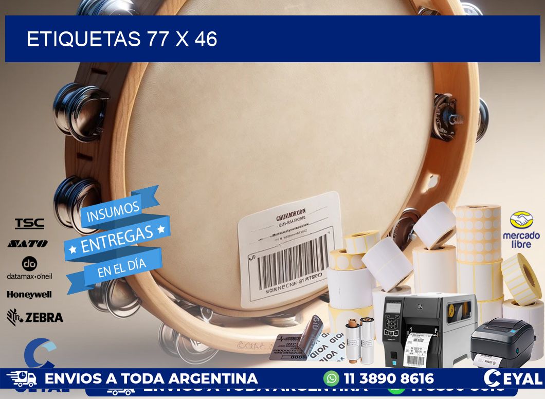ETIQUETAS 77 x 46