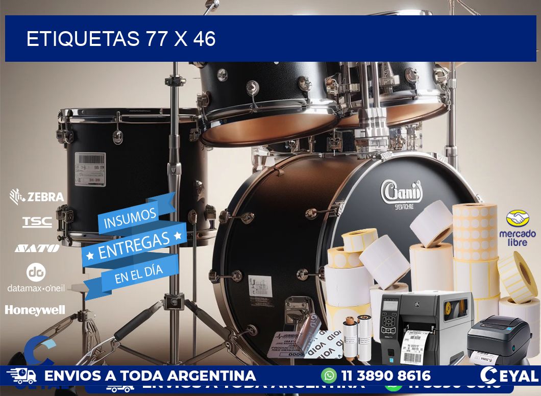ETIQUETAS 77 x 46