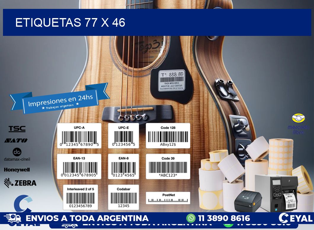 ETIQUETAS 77 x 46