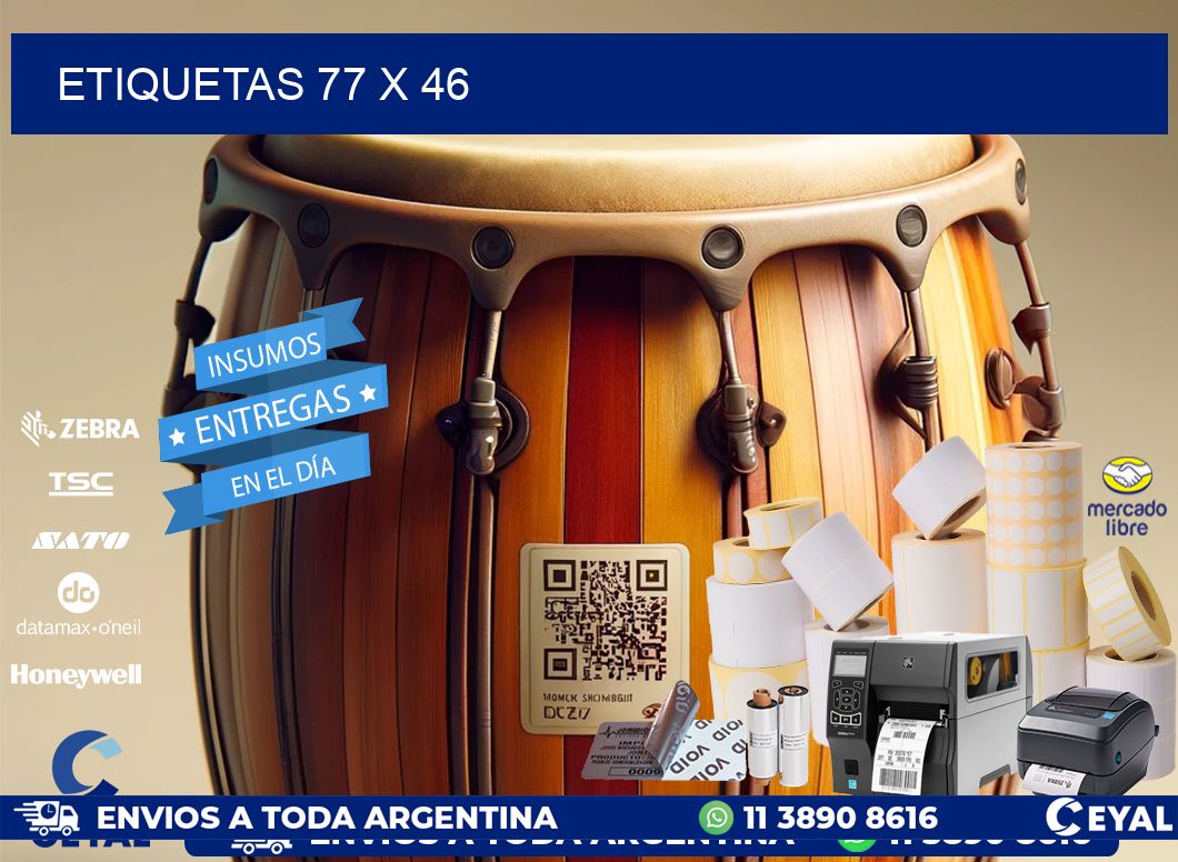 ETIQUETAS 77 x 46