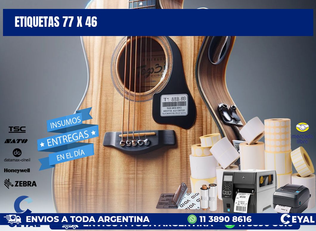 ETIQUETAS 77 x 46