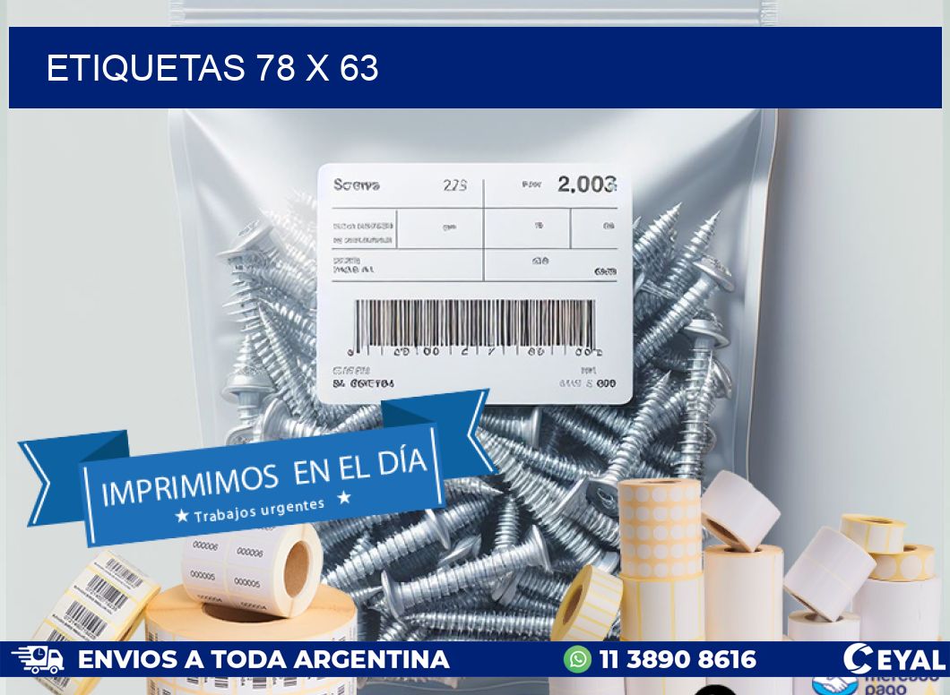 ETIQUETAS 78 x 63