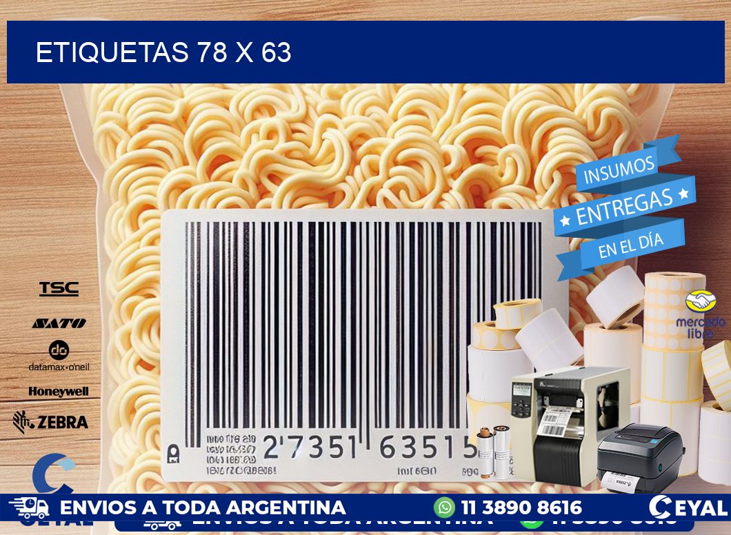 ETIQUETAS 78 x 63