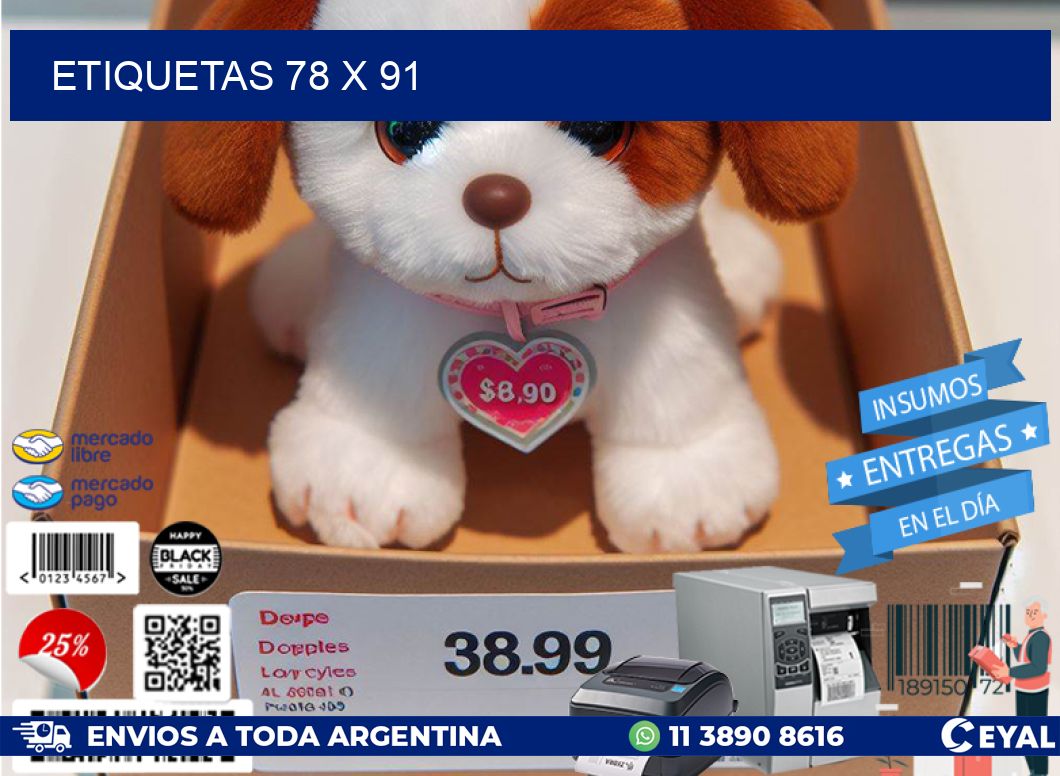 ETIQUETAS 78 x 91