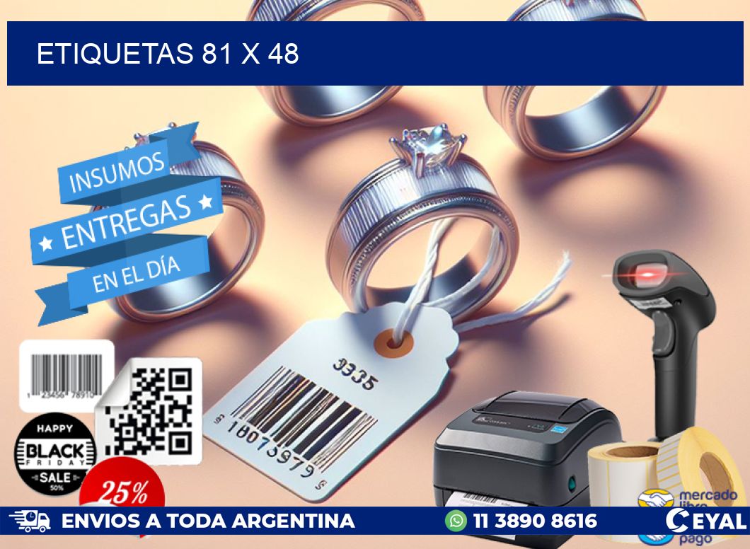 ETIQUETAS 81 x 48