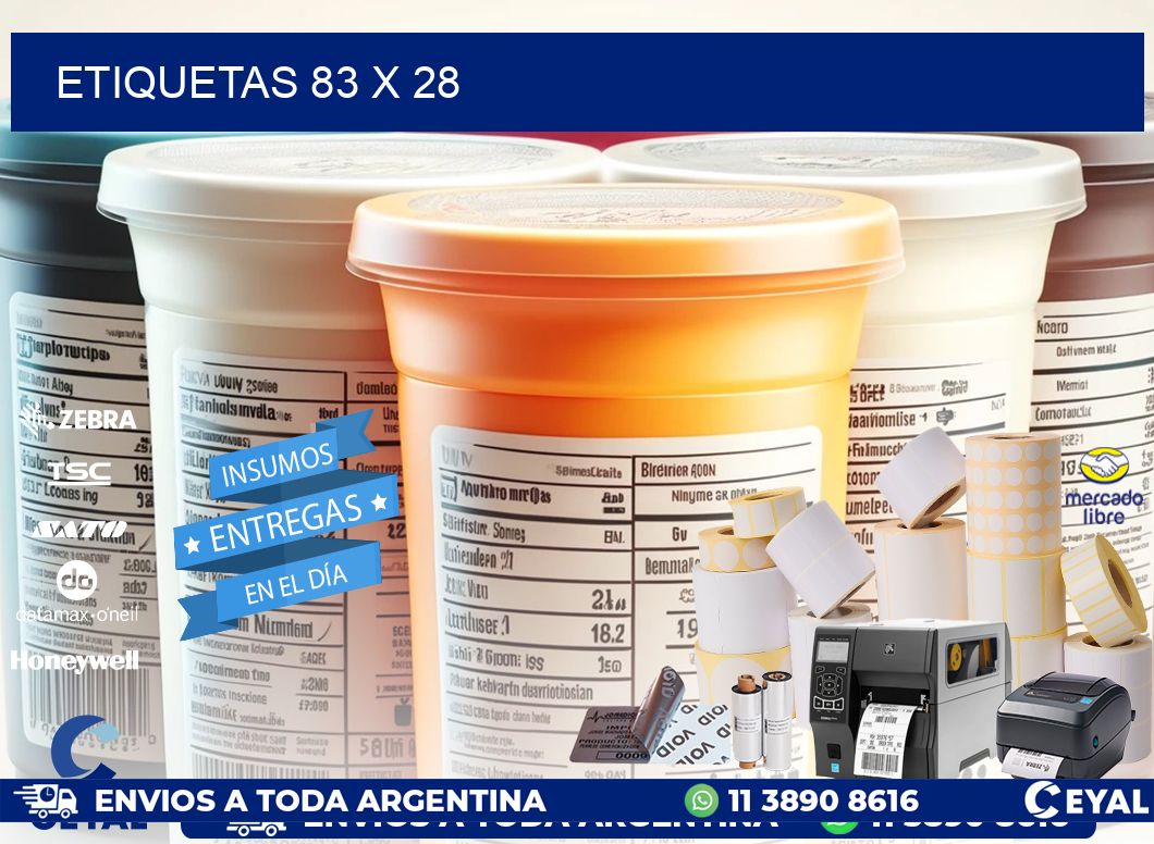 ETIQUETAS 83 x 28