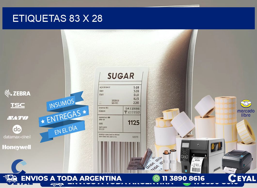 ETIQUETAS 83 x 28