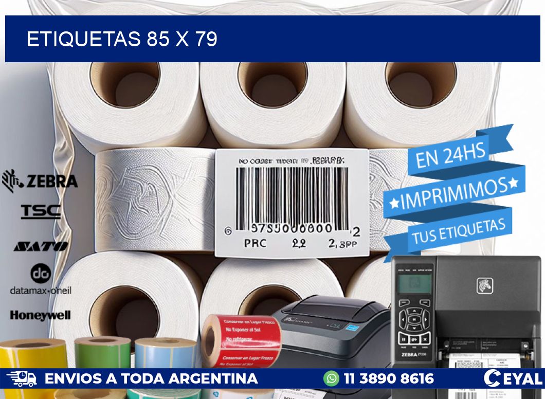 ETIQUETAS 85 x 79