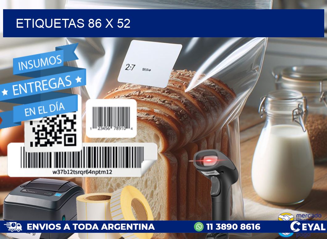 ETIQUETAS 86 x 52