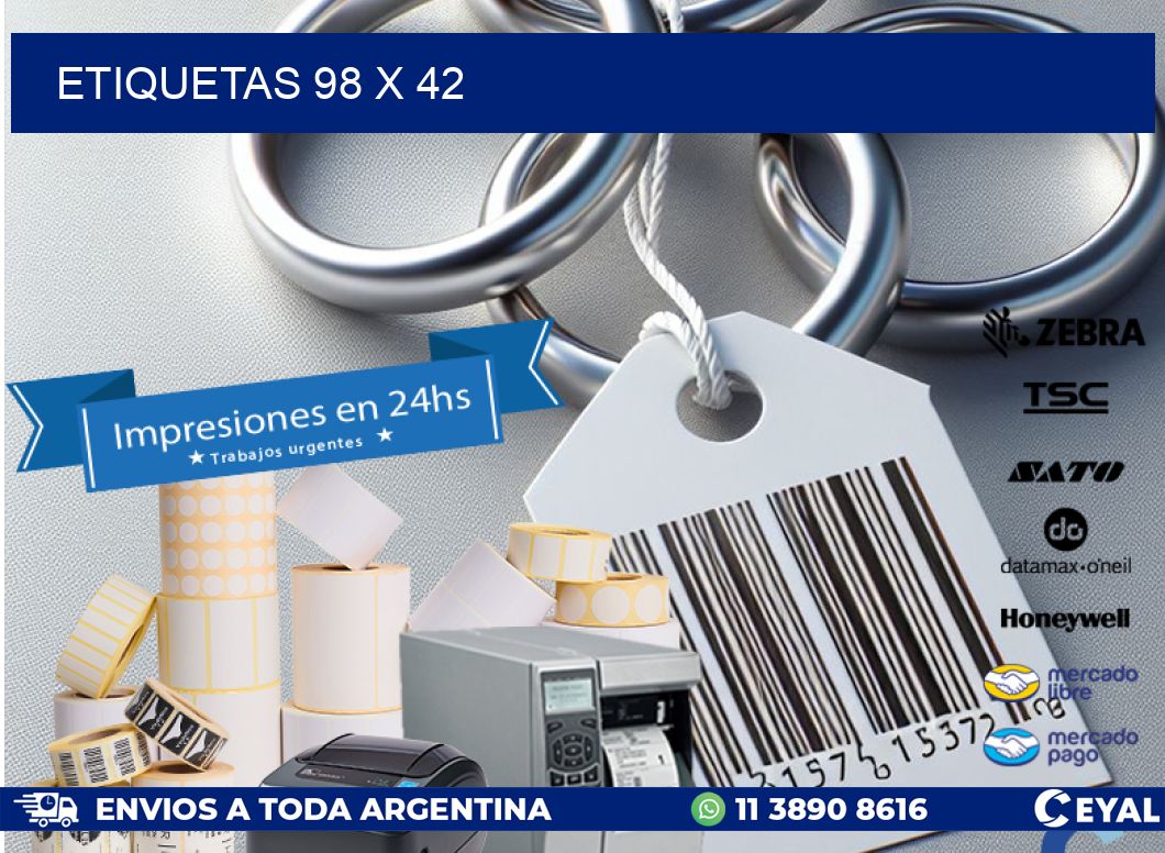 ETIQUETAS 98 x 42