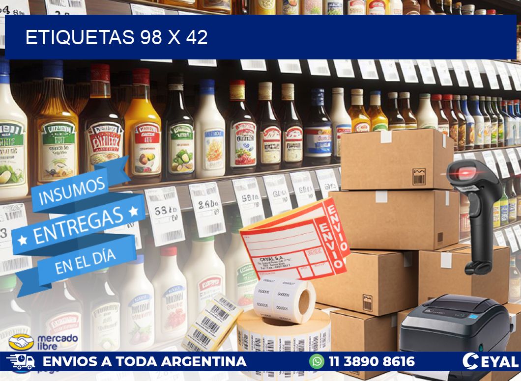 ETIQUETAS 98 x 42
