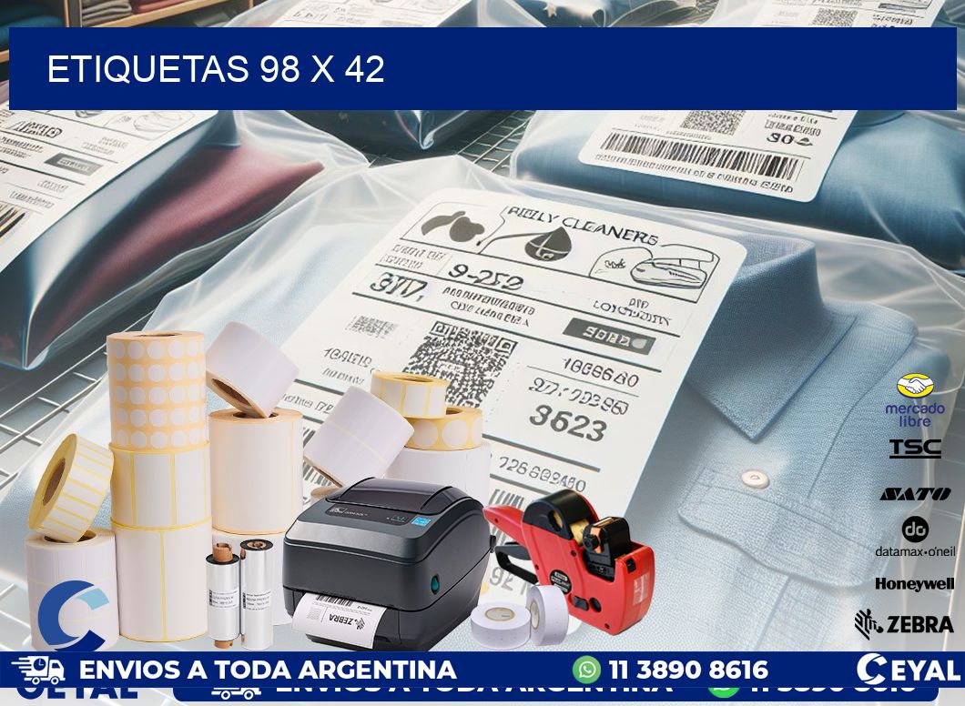 ETIQUETAS 98 x 42
