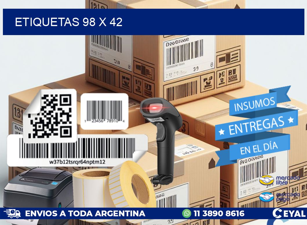 ETIQUETAS 98 x 42