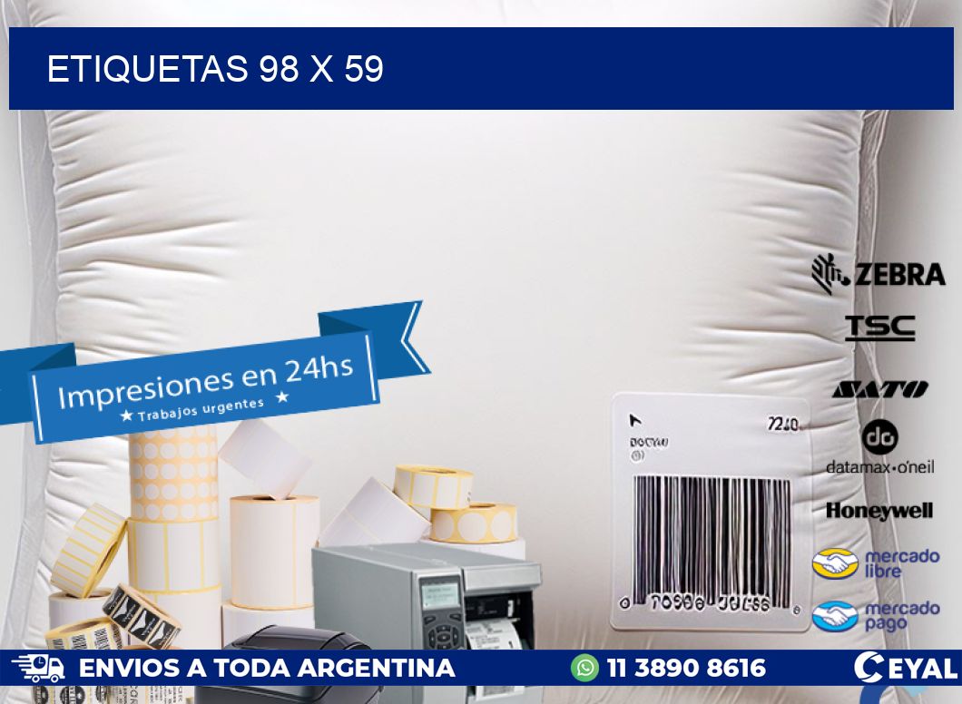 ETIQUETAS 98 x 59
