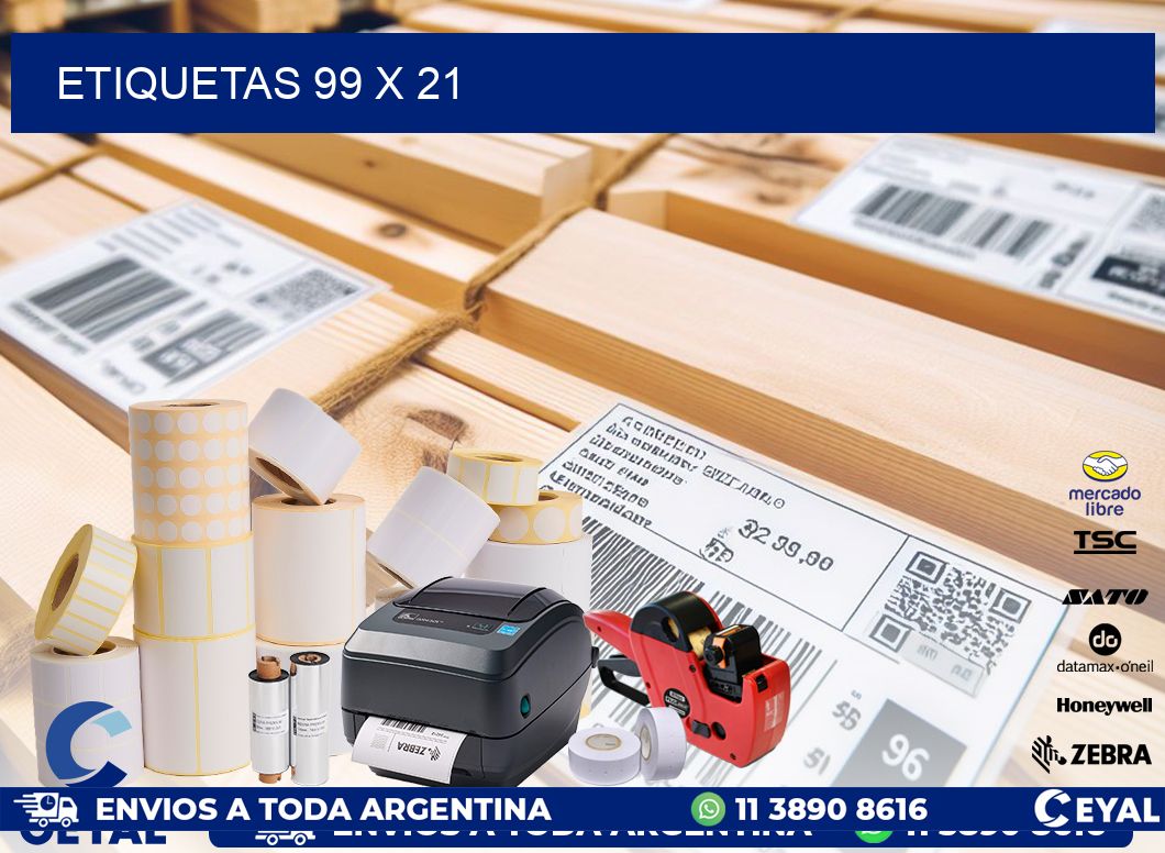 ETIQUETAS 99 x 21