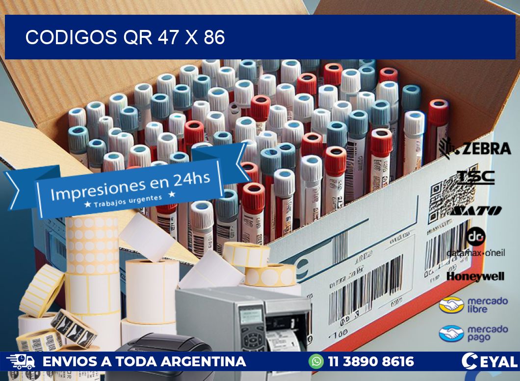 CODIGOS QR 47 x 86