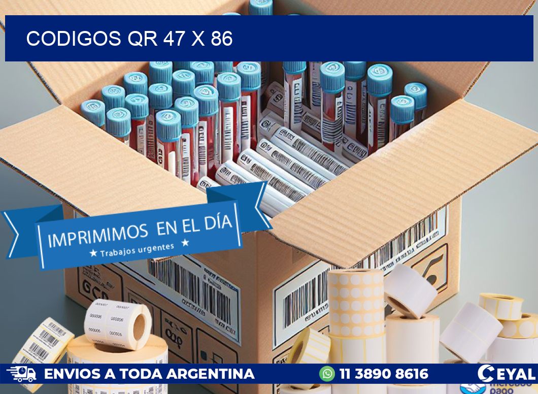 CODIGOS QR 47 x 86