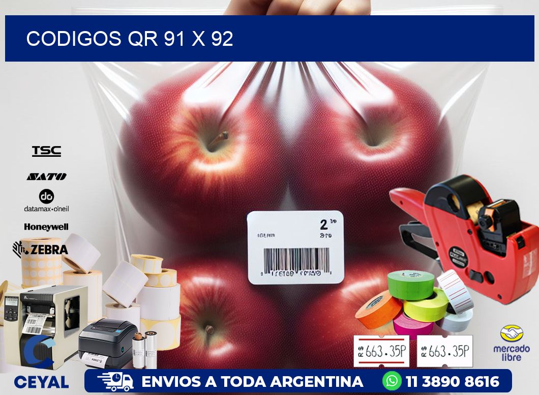 CODIGOS QR 91 x 92