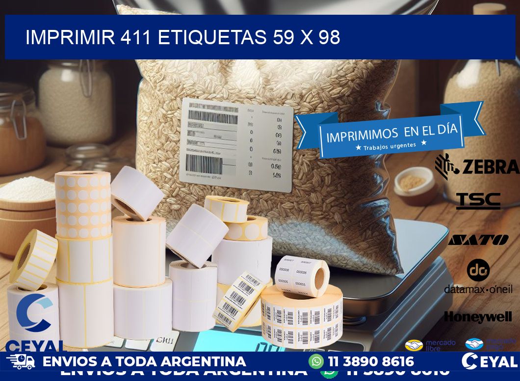 IMPRIMIR 411 ETIQUETAS 59 x 98
