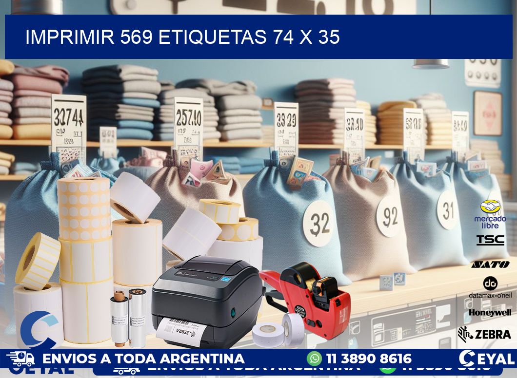 IMPRIMIR 569 ETIQUETAS 74 x 35