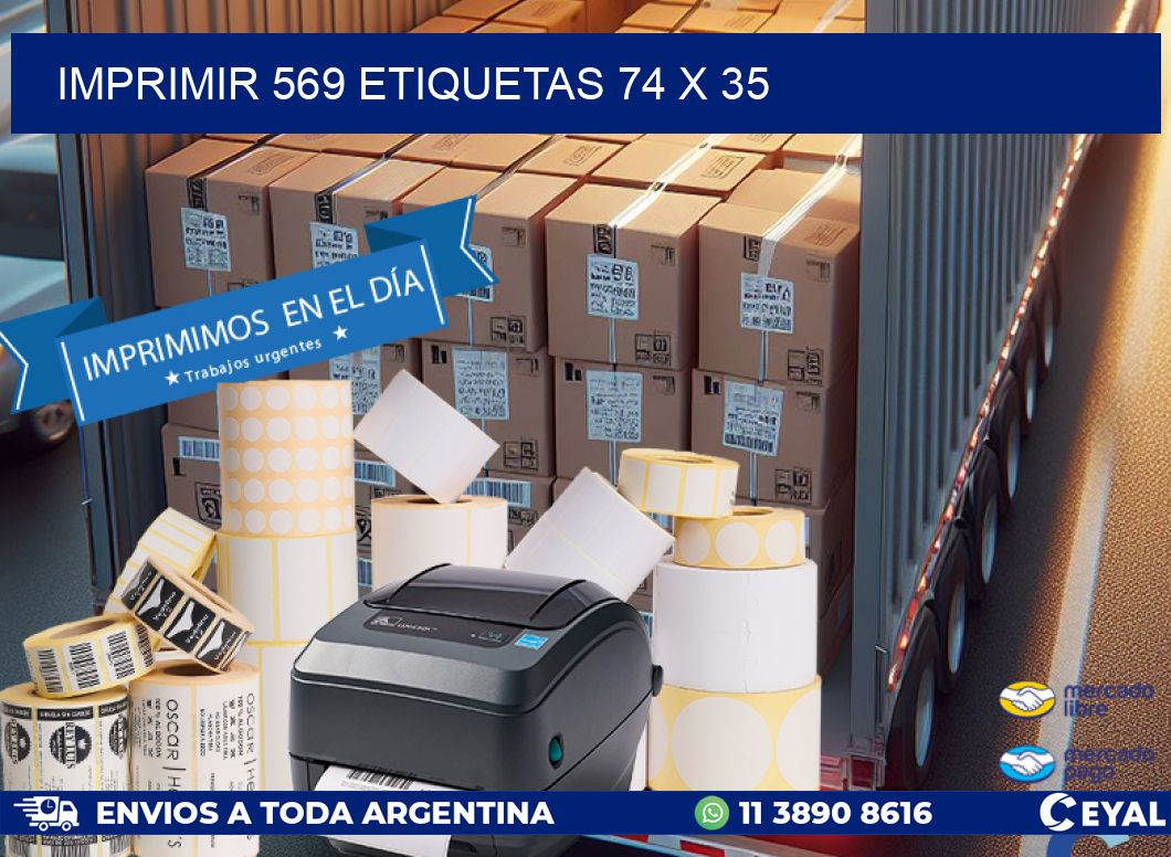 IMPRIMIR 569 ETIQUETAS 74 x 35