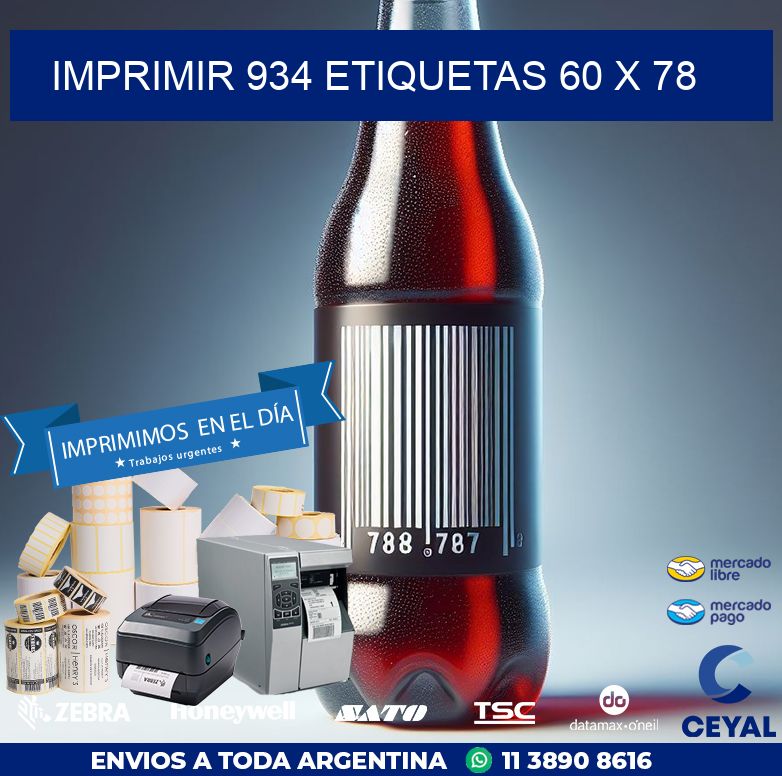 IMPRIMIR 934 ETIQUETAS 60 x 78