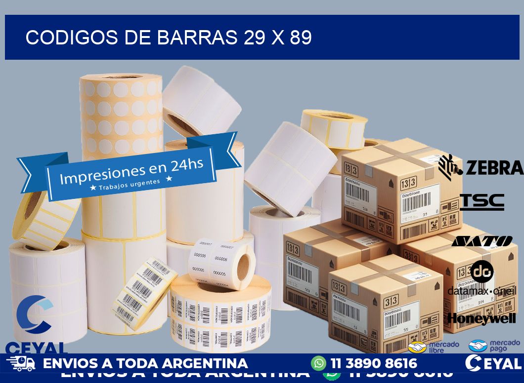 codigos de barras 29 x 89