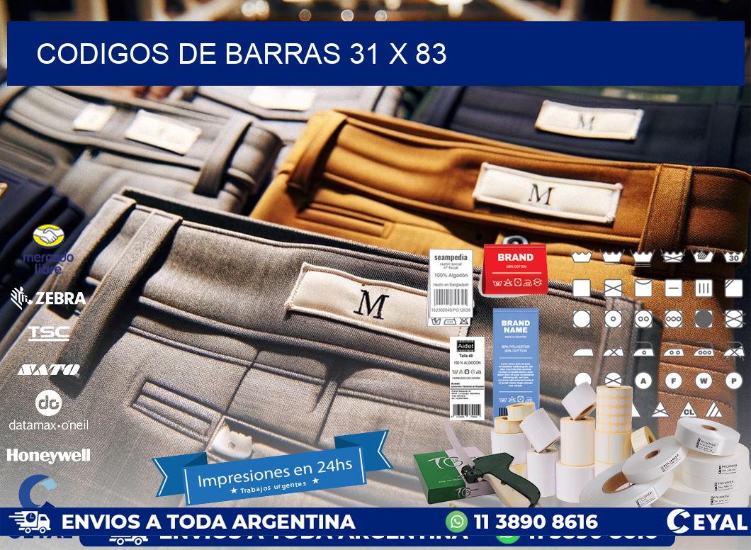 codigos de barras 31 x 83