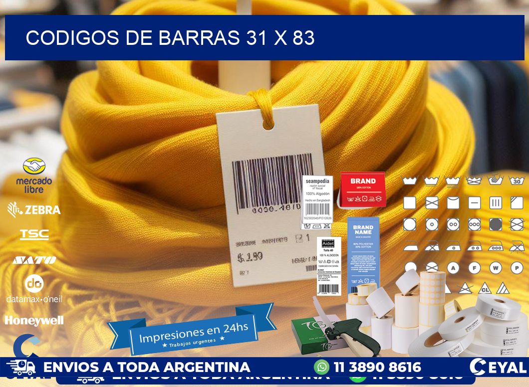 codigos de barras 31 x 83
