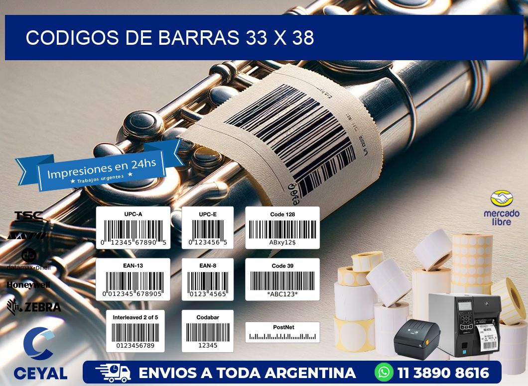 codigos de barras 33 x 38