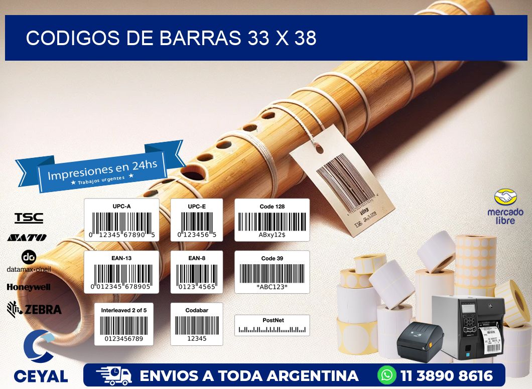 codigos de barras 33 x 38