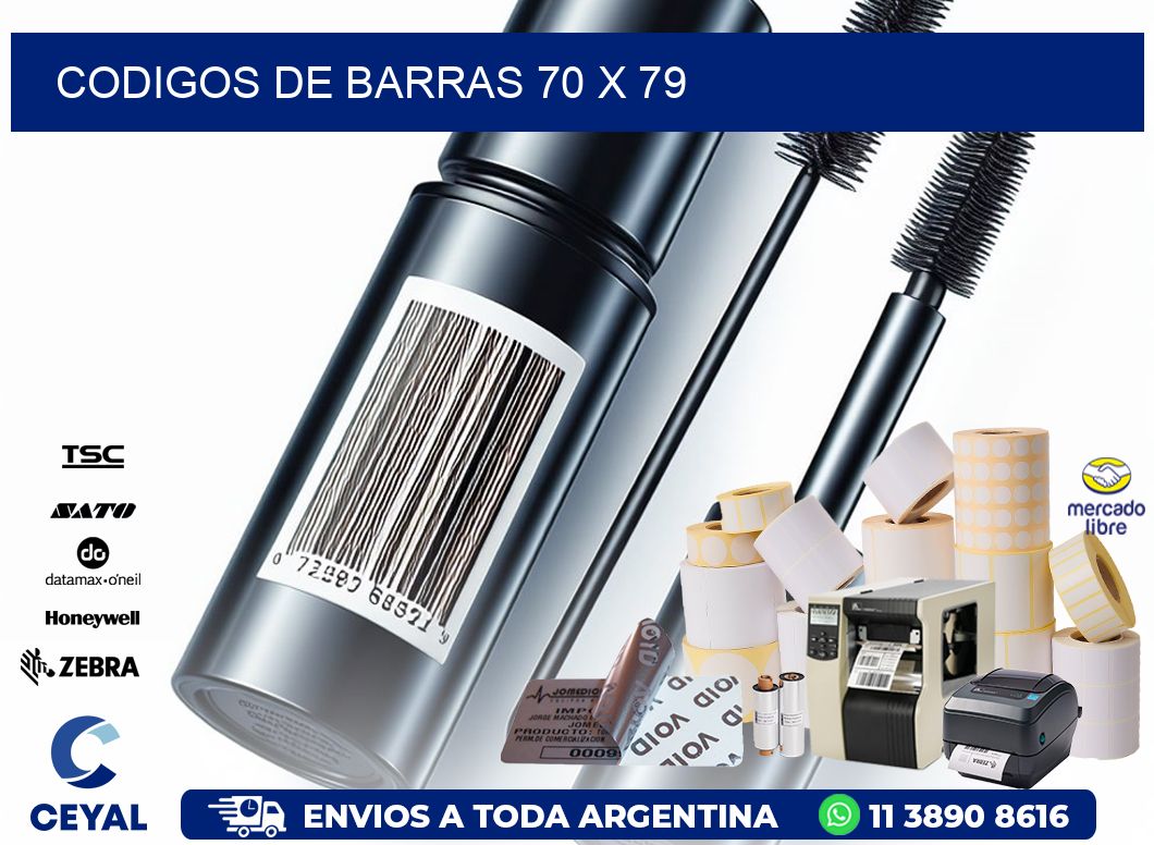 codigos de barras 70 x 79