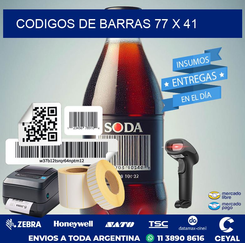 codigos de barras 77 x 41