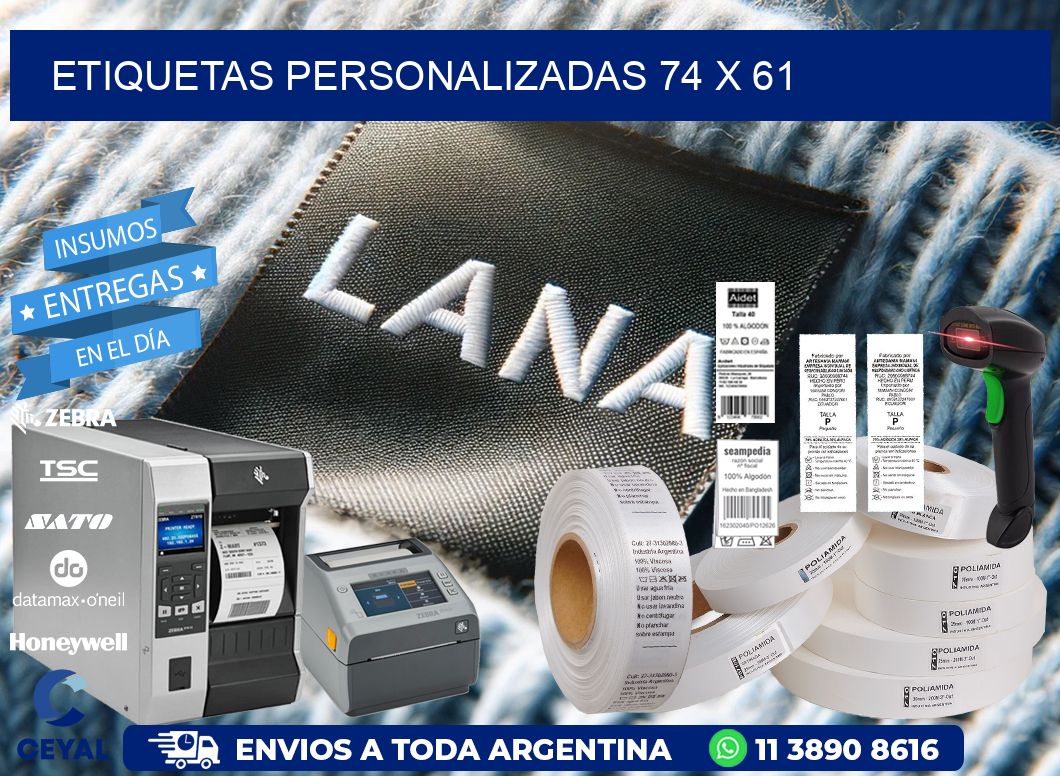 etiquetas personalizadas 74 x 61