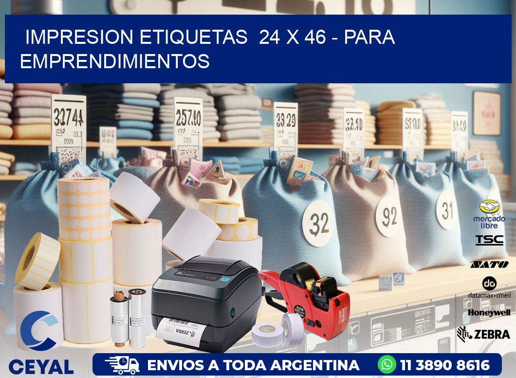 impresion etiquetas  24 x 46 – para emprendimientos