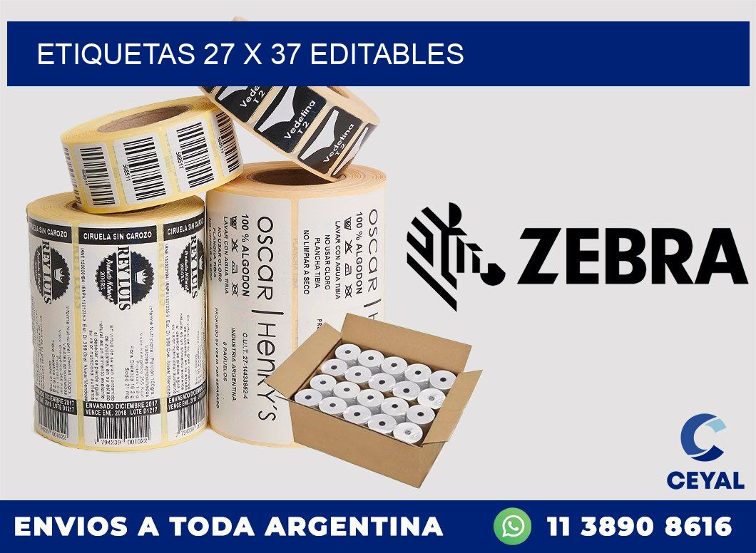ETIQUETAS 27 x 37 EDITABLES