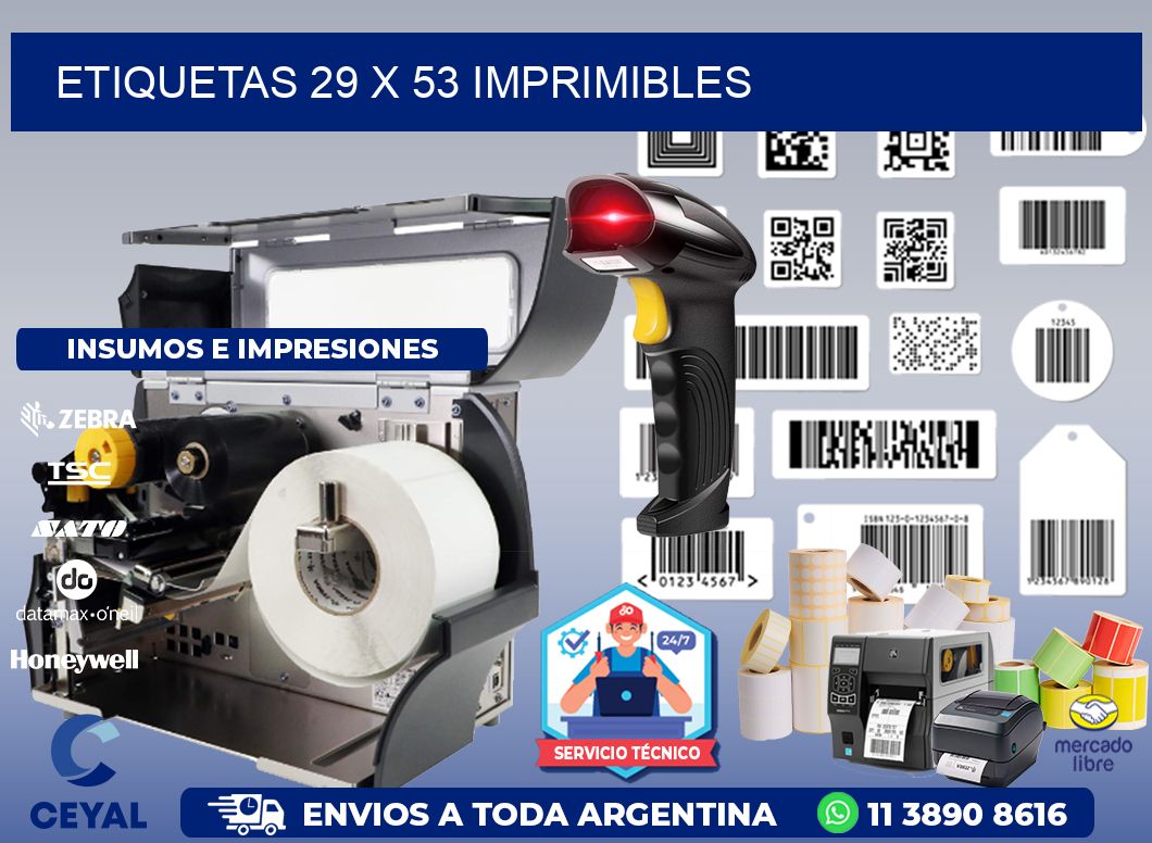 ETIQUETAS 29 x 53 IMPRIMIBLES