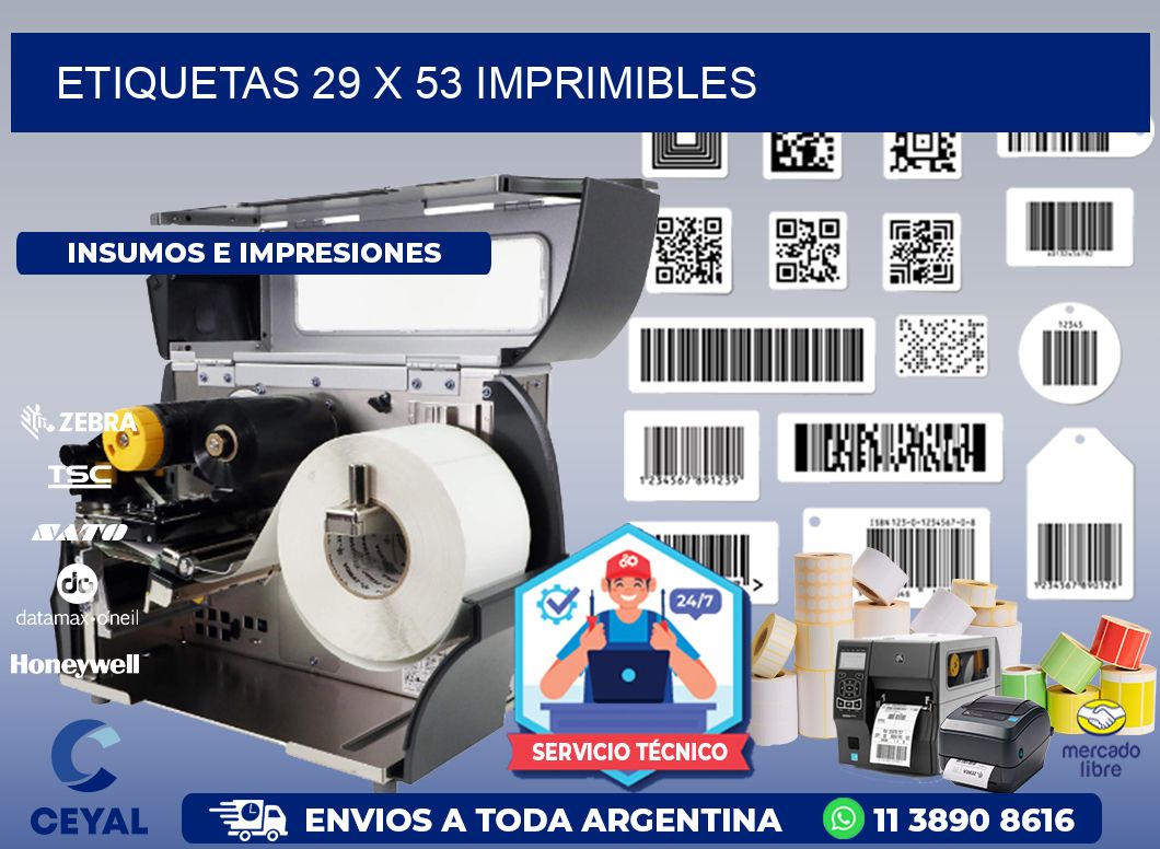 ETIQUETAS 29 x 53 IMPRIMIBLES