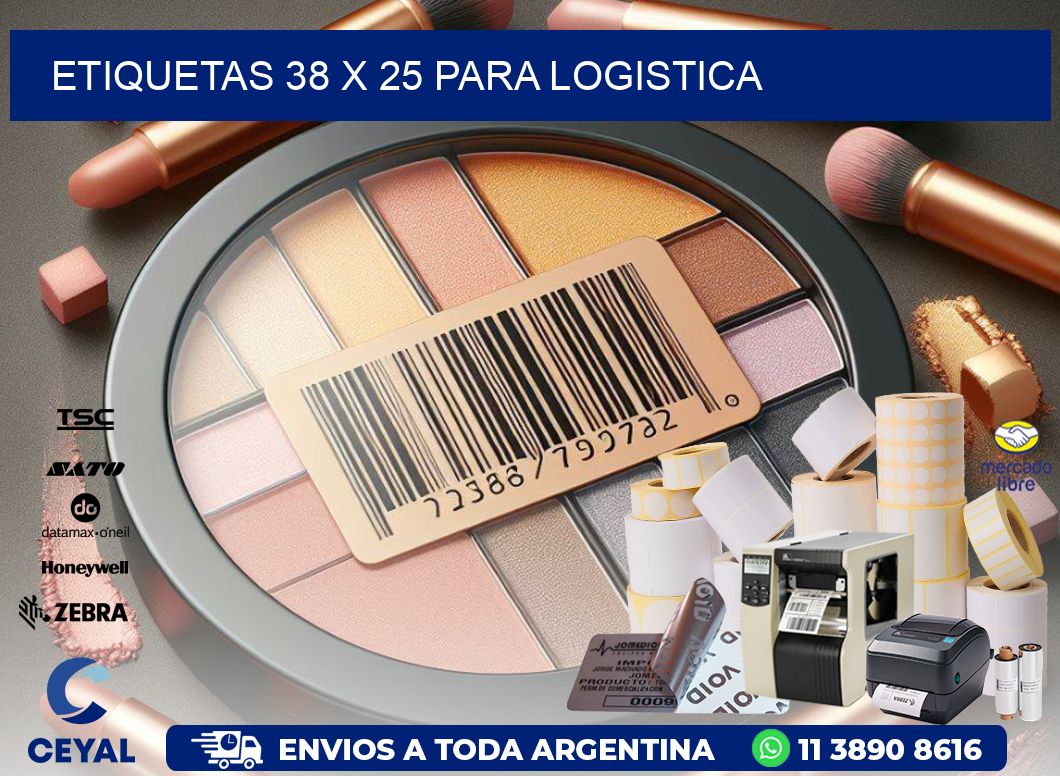 ETIQUETAS 38 x 25 PARA LOGISTICA