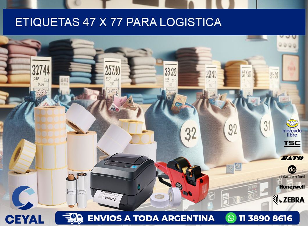 ETIQUETAS 47 x 77 PARA LOGISTICA
