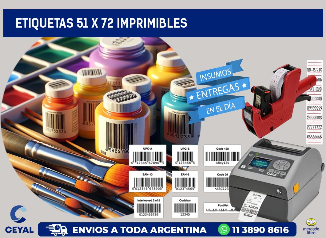 ETIQUETAS 51 x 72 IMPRIMIBLES