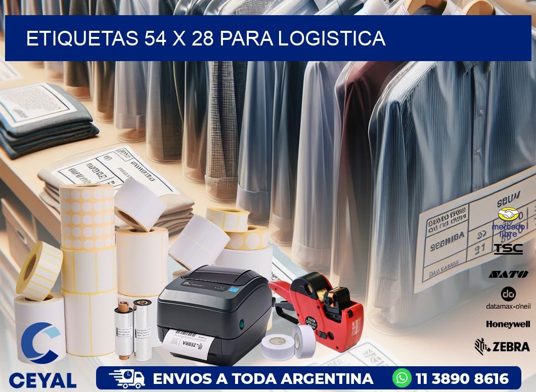 ETIQUETAS 54 x 28 PARA LOGISTICA